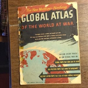 A Vintage Global Atlas of The World At War